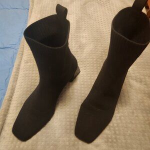 VIVAIA square-toe water-repellent heeled boots. Size 41.5
